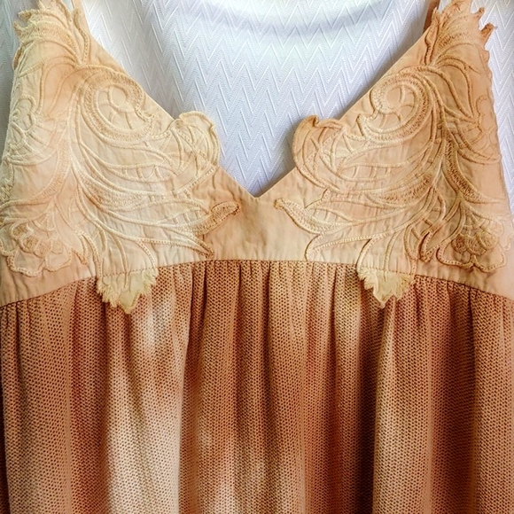 ZARA Maxi Sleveless Dress in Tan and Peach Hues, Size Medium, NWT - Picture 9 of 17